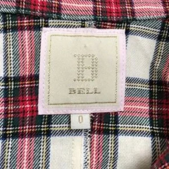 Alicia Bell Elbow Patch Flannel Plaid Button Down - Picture 5 of 6